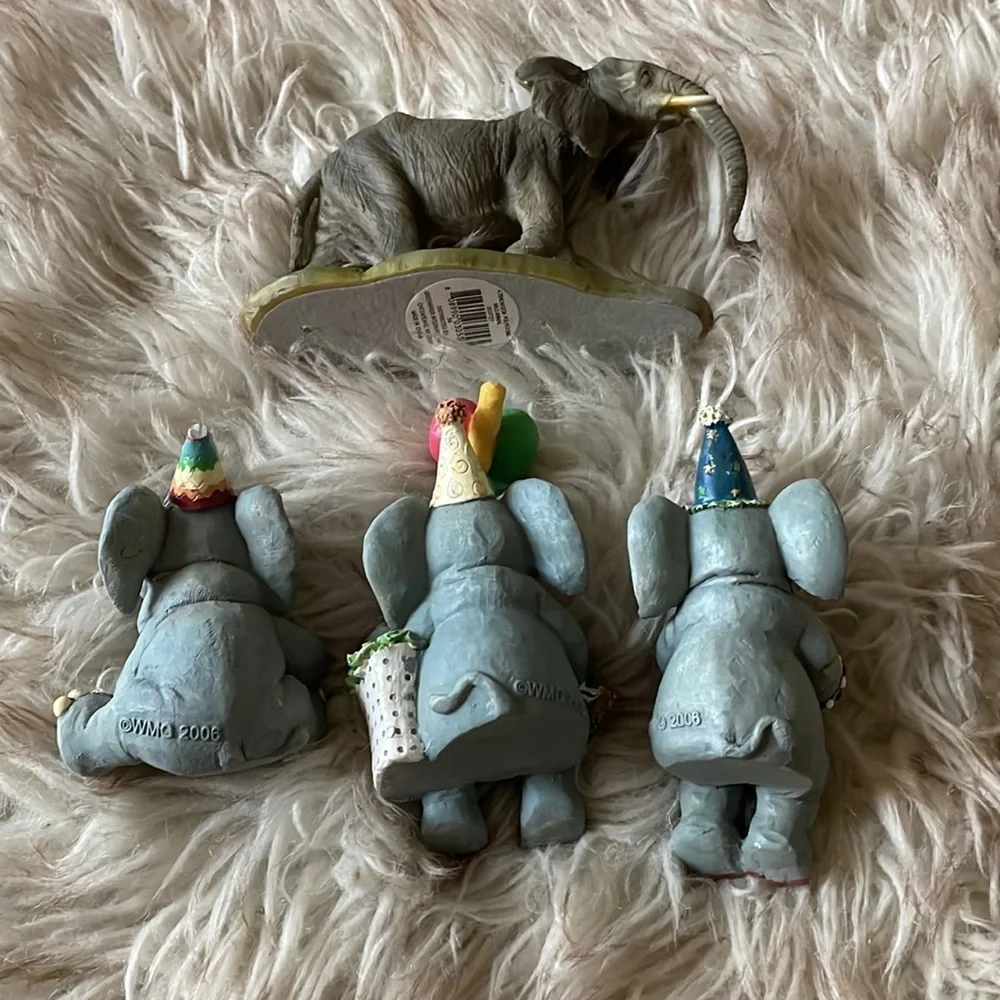 Elephant Resin Animal Decorative Figurines - Party Decor